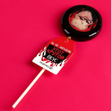Lollipop with a seal on a wand "Cool taste": taste: Cola, 25 g. (18+)-1
