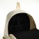 Young backpack from textiles with a zipper, 4 pockets, milk color