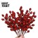Set of plugs "Berries" 15 pcs, red, 4x4cm/20cm