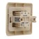 Schetode switch Sche BC10-003K, 3 keys, cream color