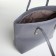 Women's bag with lightning, gray color