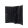 Purse, genuine leather, 190x95x25 cm, black