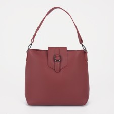 Bag Women's Tout on the valve, burgundy color