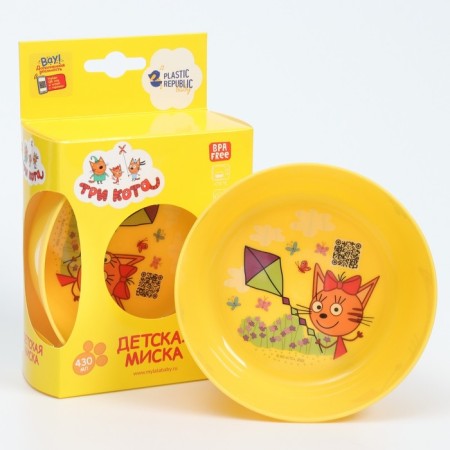 Children's bowl three cats, 430 ml-6