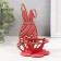 Claus "Bunny" 8.5x8.5x14.5 cm (set 4 parts) bright pink