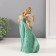 Souvenir Polystone "The couple holds hands" beige green 8x10x22 cm