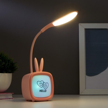 Table lamp with RGB backlight 1668/1 8xLED 1.5W USB AKB MIX 6x8x33 cm Risalux-1