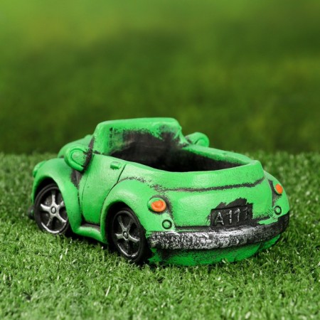 Pot "Machine" Green, 14x8x7cm-2