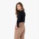 Women's longliva Minaku: Basic Line Black Color, Rr. 48