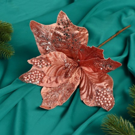 Decor "Winter Flower" Bus Buss, 24x15 cm, pink-1