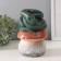New Year's piggy bank "Snake on the mushroom" 11 x11 x 18 cm.