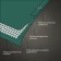 Protective tent, 8 × 4 m, density 120 g/m², UV, eyelets step 1 m, green