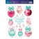 Interior stickers "New Year's balls", 21 x 29.7 cm, New Year