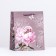 Gift package "Bright bud", dark raspberry, 18 x 22.3 x 10 cm