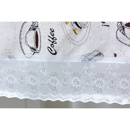 MEIWA tablecloth, 122 x 152 cm, roll 10 pcs, white/beige color-1