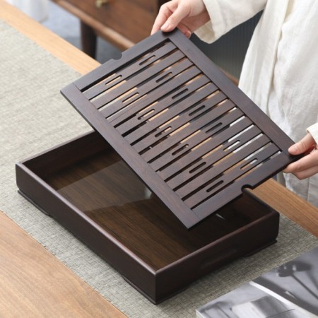 Tray for the tea ceremony, chaban, bamboo, 37 x 25 x 6-2