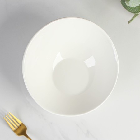 Gloria porcelain shaft, 450 ml, d = 21 cm, white color-2