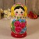 Matryoshka "Semenovskaya", yellow scarf, 12 puppet, higher category
