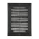 Ventilation grate "Vento" 1520VR, 150x200 mm, with a grid, detachable, graphite