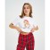 Pajama New Year's Women (T-shirt and Pants) KAFTAN "Corgi", size 52-54