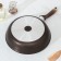 Pan, d = 26 cm, plastic handle, anti -stick coating, color coffee marble