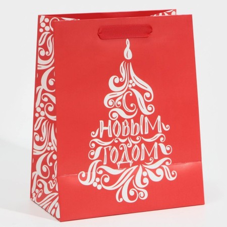 Laminated vertical “painted Christmas tree”, MS 18 x 23 x 10 cm, New Year-2