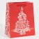 Laminated vertical “painted Christmas tree”, MS 18 x 23 x 10 cm, New Year