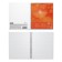 A notebook of 80 sheets cage on a spiral Erichkrause Spiralblock, cover coated cardboard, tough substrate, offset block, perforation, white 100%, mix