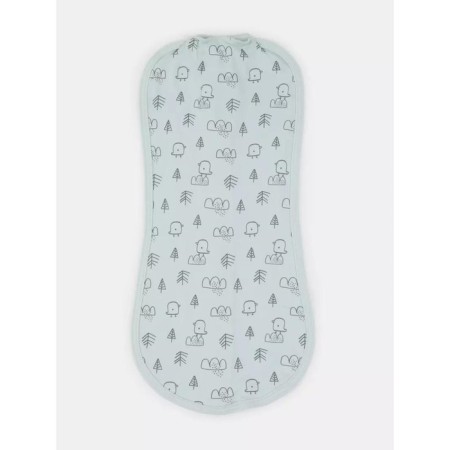 Diamond cocoon with a hat MOWBABY BIRDS, height 62 cm, blue color-3