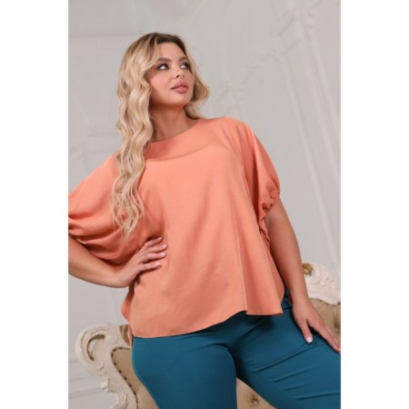 Female blouse, size 48, pink color-8