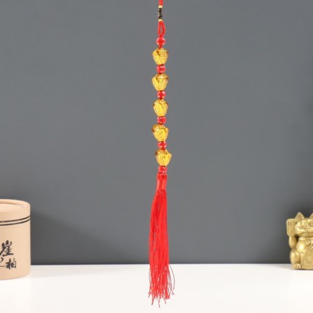 Plastic suspension, textiles "Muckains of iambic" 5 pcs 1.7x3.3x36 cm-2