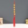Plastic suspension, textiles "Muckains of iambic" 5 pcs 1.7x3.3x36 cm