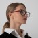Ready glasses FM 382 C1, red-black color, +1.5