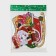 Decorative decoration (suspension) "Santa Claus on the sled" 43.5x30.5 cm