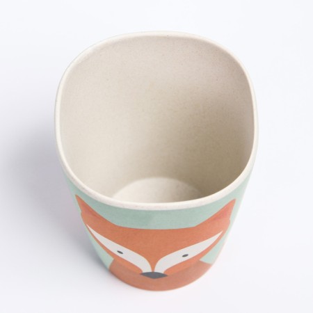 Bamboo cup of bamboo, 240 ml., Color and pattern mix-2