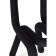 Garden Metal Metal Metal Carcass/Fabric, Black 35x48x78 cm