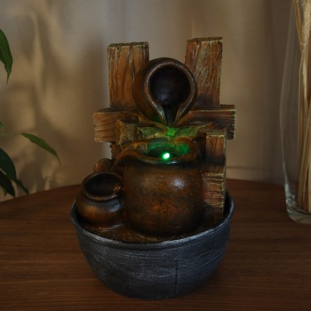 The fountain "Alaz" barrels, 28x16 cm (with backlight, without ball)-2