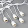 Girlyand "Retro BelT-Life" with overhangs 10 and 20 cm, 10 m, IP54, UMS, 2W, white thread, step 50 cm, E27 (without lamps), 220 V