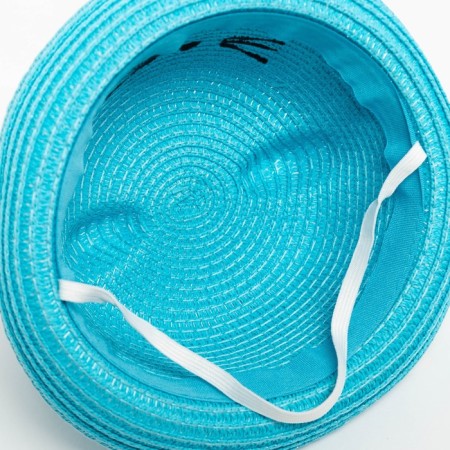Hat for the girl Minaku "cat", col. Blue, river 50-4