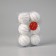 Set of balls plastic D-6 cm, 6 pcs "Bram" White