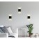 LED LED wall -mounted Ambrella Light, Wall, FW138, LED, 10 W, 700LUM, 3000K, black color, sand