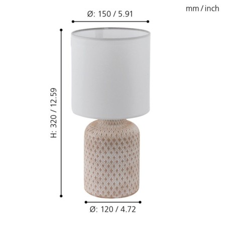 Bellariva table lamp 1x40W, E14-2