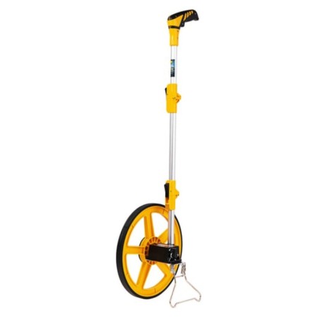 Measuring wheel Deli DL330112 104527, folding, D = 300 mm, 0.1 mm, ± 0.5%, 9999 m-2