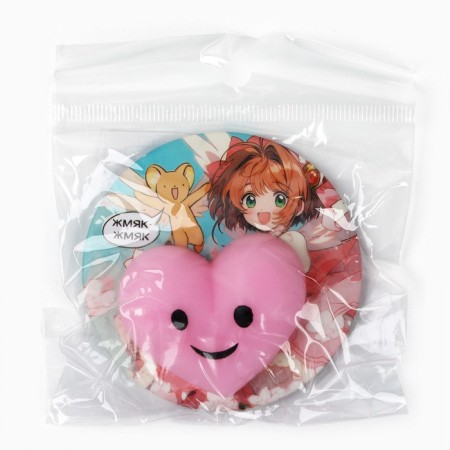 Pocket mirror with anti -stress "Sakura", 7 cm-4