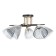 Salma chandelier 5he27 40w Black 58x58x24cm Bayerlux