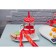 Satin tape "I love you", 25 mm × 23 ± 1 m, color red No. 026