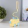 Table lamp "steam locomotive" LED 1.5W USB AKB yellow-blue 11.5x34 cm Risalux