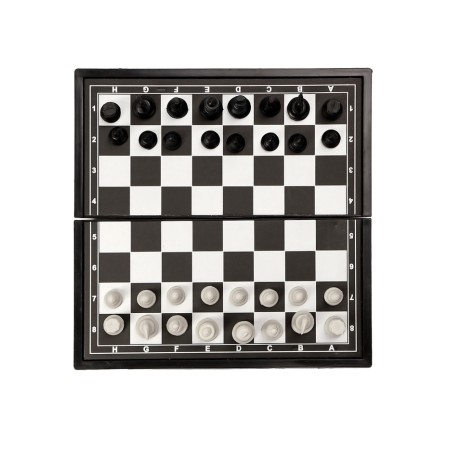 Chess 16 x 16 cm, King H-2.8 cm, d-1.2 cm, plastic board and figures-1