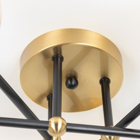 Ceiling chandelier Citilux "Pamela" CL144145, 4x40W, E14, colorful color-14