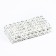 Playing bones, board games, 1.5 x 1.5 cm, white